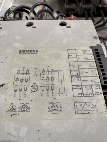 SIEMENS 3RW3472-0DC34 AC SEMICONDUCTOR MOTOR CONTROLLER. STOCK # 0101923