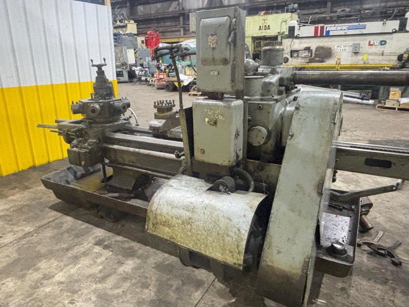 #2A WARNER &amp; SWASEY MODEL #M-510 TURRET LATHE WITH BAR FEED: YOBRO #24459