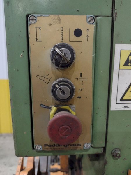 66 TON PEDDINGHAUS MODEL #66/110 PEDDIMASTER HYDRAULIC IRONWORKER: STOCK 22239