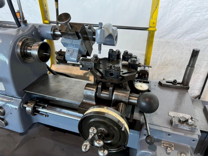 11" X 18" HARDINGE HC TURRET LATHE. STOCK # 0895424