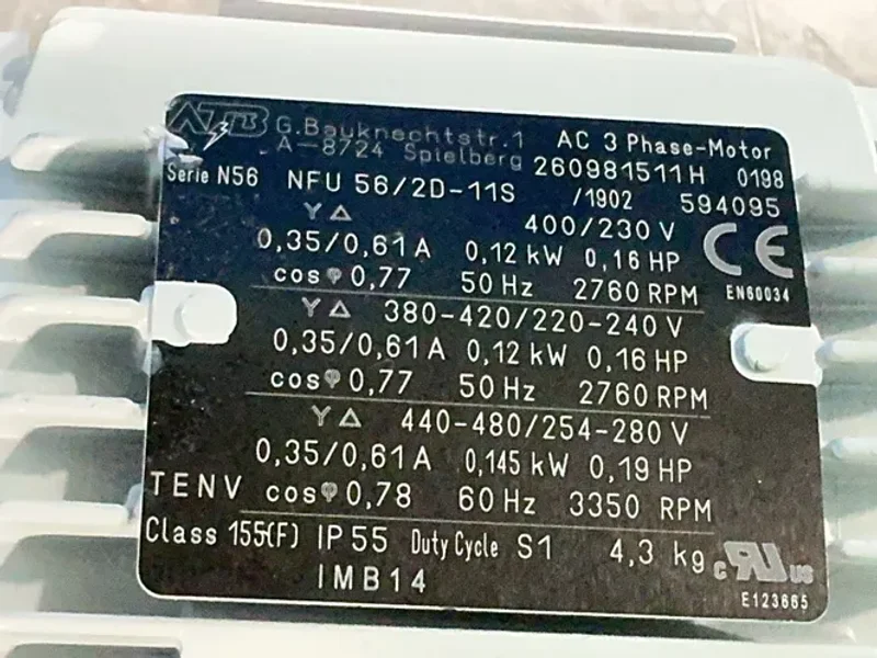 SKF CENTRALIZED LUBRICATION PUMP UNIT  -  MFE2-KW3F-S13+1FV