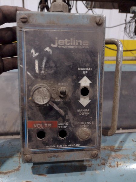 16' JETLINE ENGINEERING MODEL #LWS-192 LONGITUDINAL EXTERNAL SEAM WELDER : YOBRO #25752