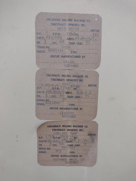 CINCINNATI MILL: YOBRO #24332