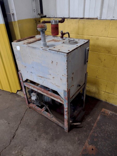 (2) HYDRAULIC PIPE VISES WITH HYDRAULIC POWER UNIT: STOCK 17506