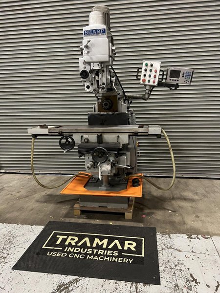 2014 Sharp VH-3 Used CNC Vertical/Horizontal Knee Mill For Sale