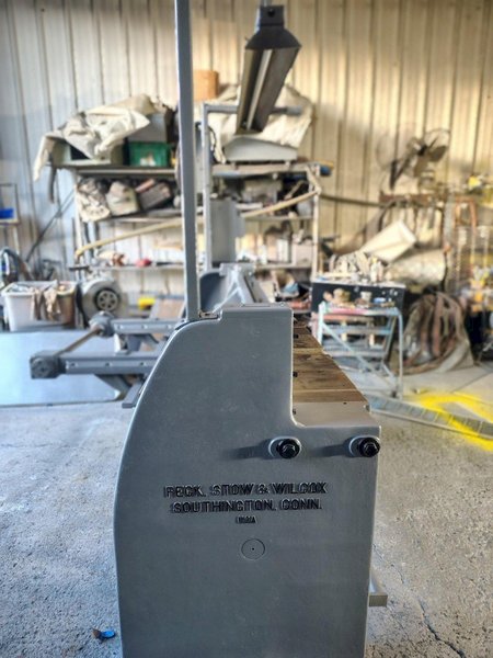 1 PREOWNED 4 FT. X 12 GA. PEXTO POWER SQUARING SHEAR, MODEL #: 12-U-4H, S/N: 655339