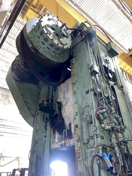 600 TON ERIE S1-600-42-48 STRAIGHT SIDE SSSC TRIM PRESS WITH 14" STROKE: STOCK 14809