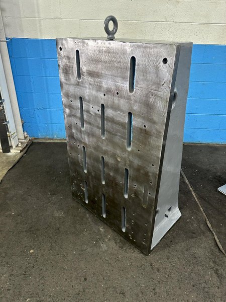 33&quot; X 51&quot; X 21&quot;D ANGLE PLATE WITH SLOTS : STOCK #77373