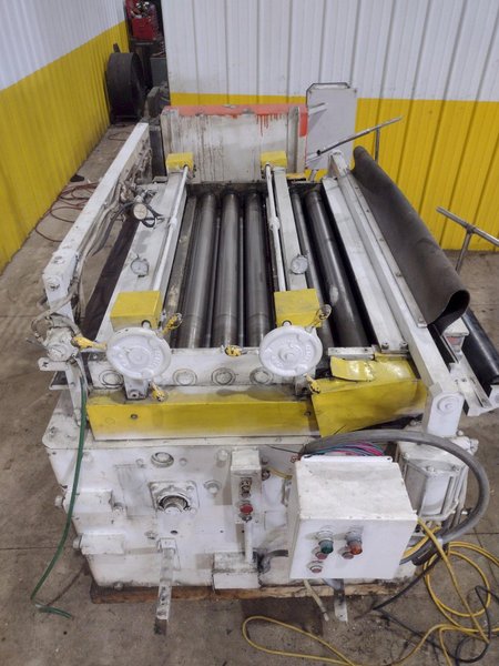 48&quot; x 14 GA ROWE 7 ROLL POWERED COIL STRAGHTENER: STOCK #22749