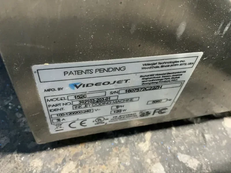 VIDEOJET INKJET PRINTER  -  1520