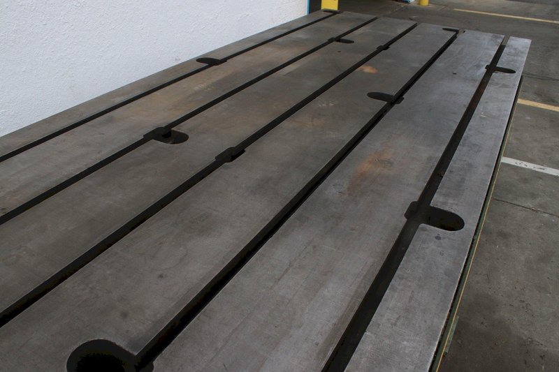 57&quot; X 25&#039; T SLOTTED TABLE ON STAND: STOCK #76549