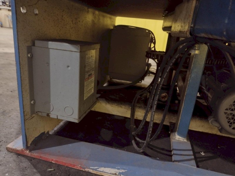 5,500 LBS X 48" AWC ACCRA WIRE CONTROLS MODEL #F-200AF HORIZONTAL PALLET TYPE POWERED DE-COILER REEL: STOCK #19269