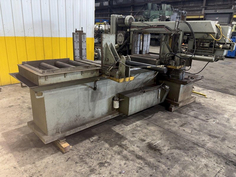 18&quot; X 27&quot; HYDMECH MODEL #S-25A AUTOMATIC HORIZONTAL MITER SAW WITH NESTING: STOCK #23698