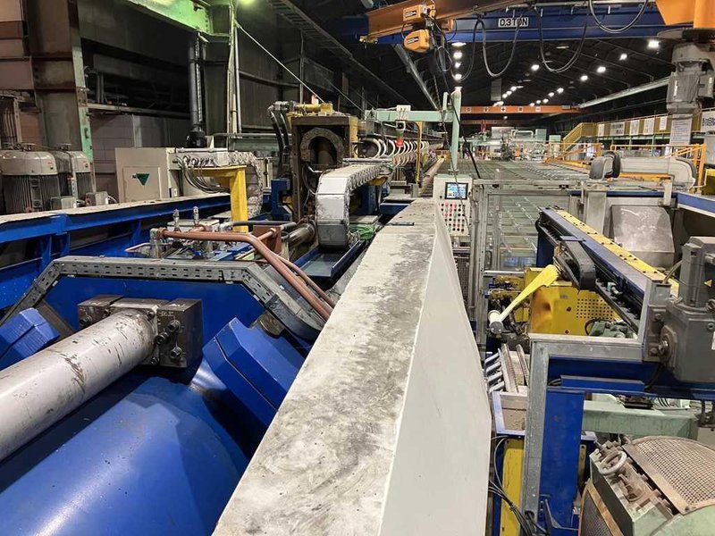 Extrusion Press, SMS, 1450 Ton