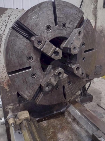 35" X 120" WILLIS PK35 HOLLOW SPINDLE ENGINE LATHE 10" HOLE. STOCK # 0547226