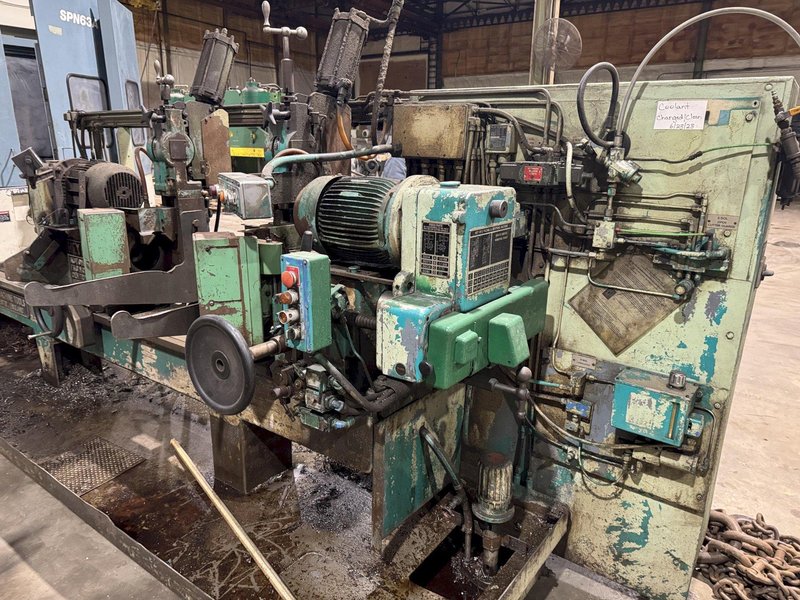 6.25" x 75" Hey No. 3 Double End Facing And Centering Machine