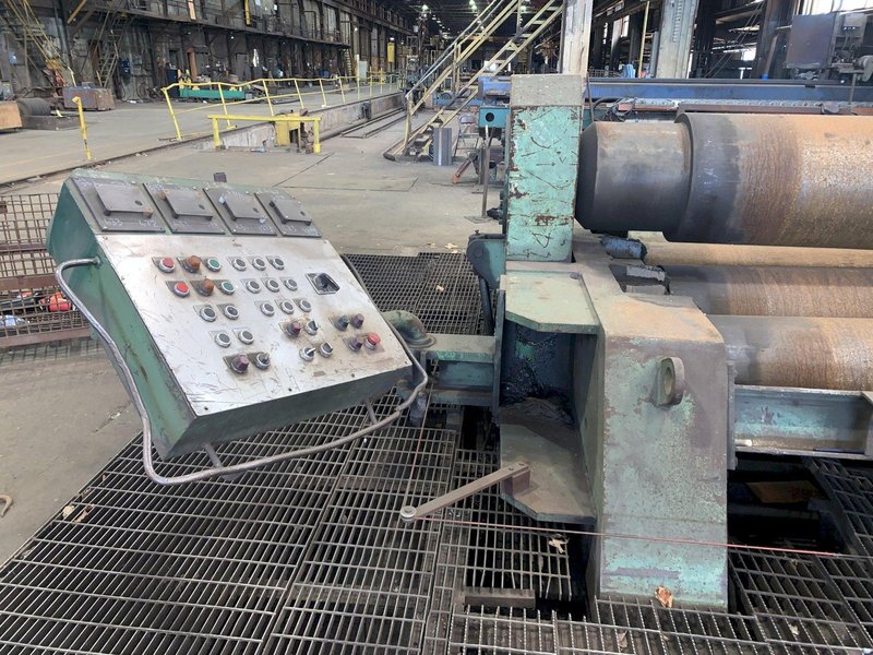 12' X 1.5" HAUSLER 4 ROLL MODEL NO. VRM12/3 HYDRAULIC PLATE BENDING ROLLS: STOCK #13390