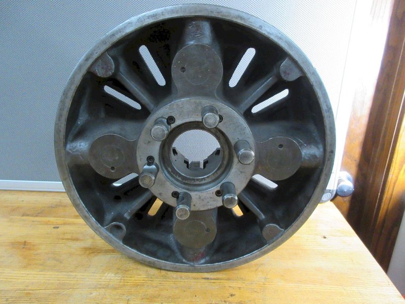 Kitagawa 16" Independent 4-Jaw Lathe Chuck, D1-6 Camlock Mounting, Hardened Step Jaws