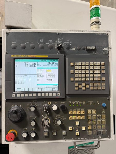 Takisawa TX-50C CNC Turning Center – 12″ Chuck, 5″ Big Bore Lathe
