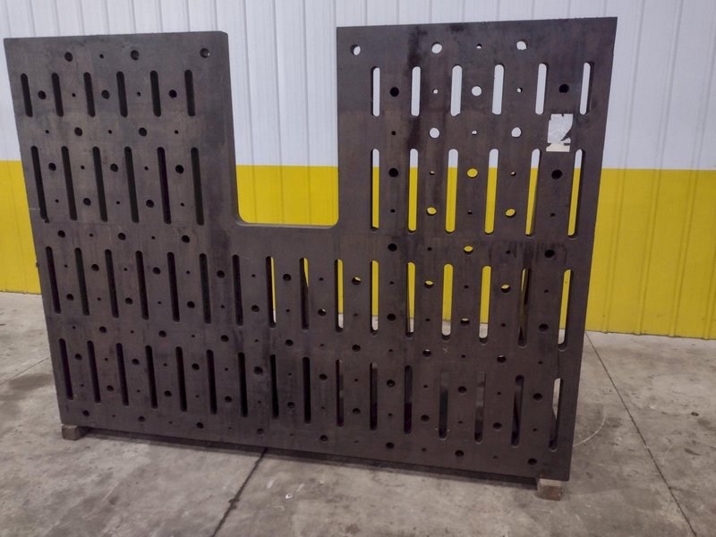 72&quot; X 96&quot; X 3&quot; THICK ANGLE PLATE: STOCK #23548