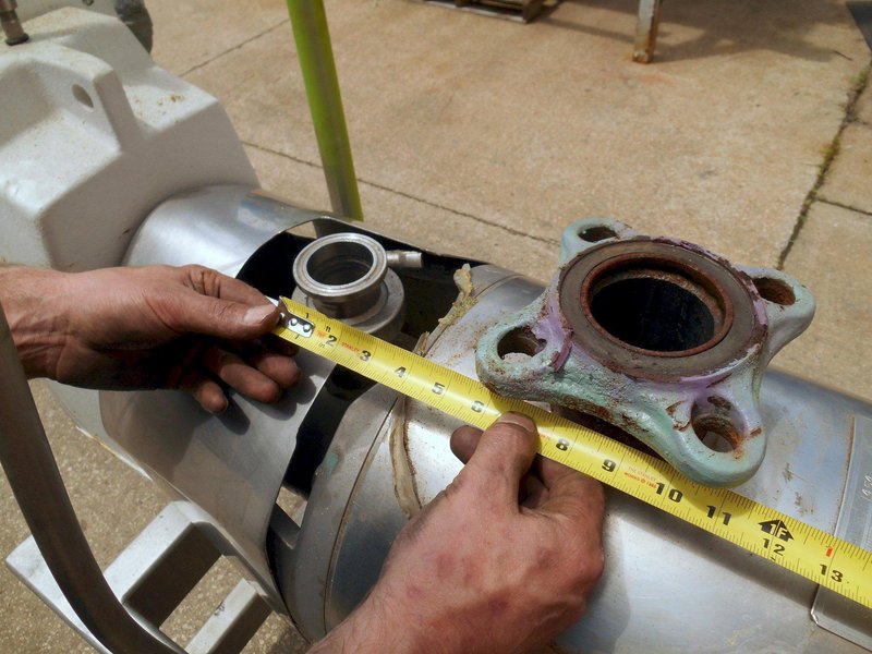 Waukesha Cherry-Burrel Votator II  ||  S.S. Scraped Surface Heat Exchanger