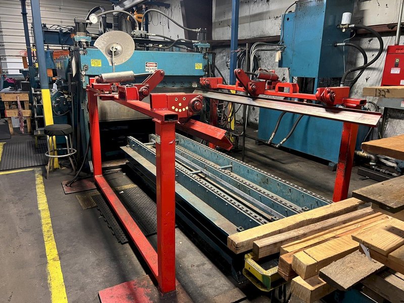 72&quot; X .135&quot; RBI (RED BUD INDUSTRIES) MODEL #SM6-72 AUTOMATIC CUT-TO-LENGTH (CTL) BLANKING LINE: STOCK #20195
