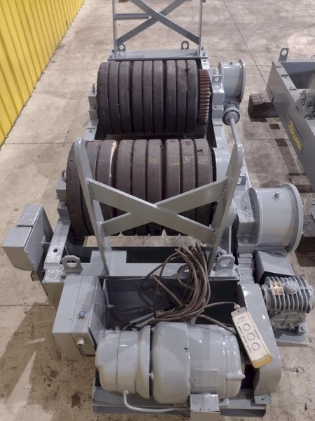 120 TON (240,000 LBS) RANSOME PANDJIRIS POWERED TANK TURNING ROLLS, POWER &amp; IDLER: STOCK #23143