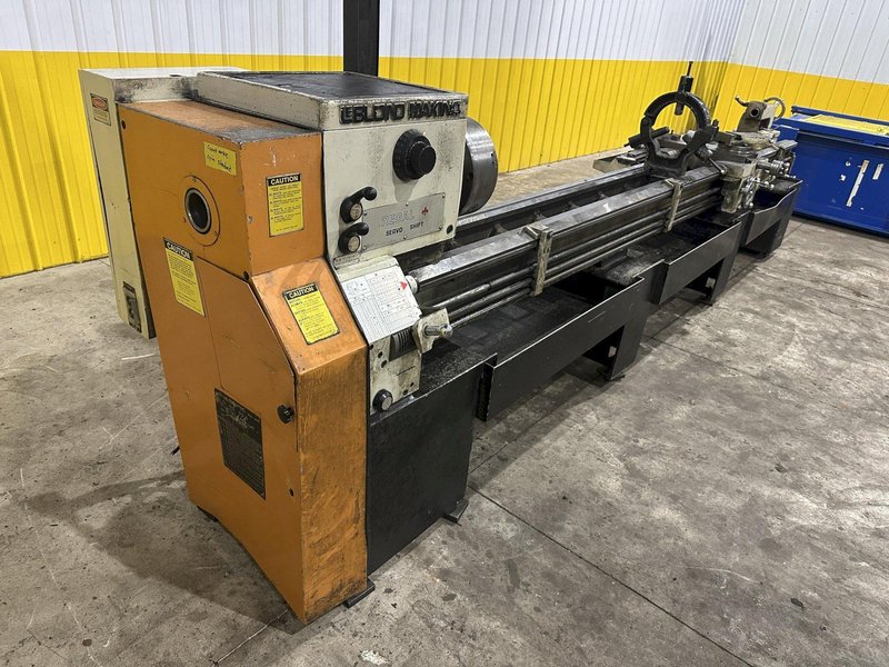 19" X 144" LEBLOND MAKINO MODEL #15E REGAL ENGINE LATHE W/ METRIC 3" HOLE: STOCK #22816