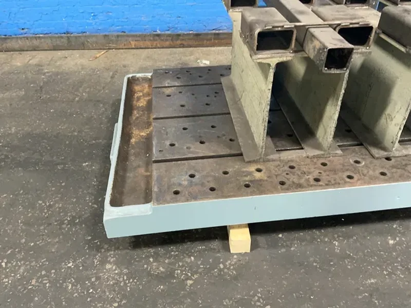 54” X 244” T-SLOTTED TABLE