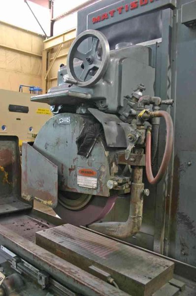 12&#039; X 36&#039; MATTISON HORIZONTAL SURFACE DIE GRINDER: STOCK #19974