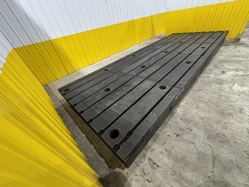 78&quot; X 216.5&quot; &#039; BAY CAST T-SLOTTED CAST LAYOUT FLOOR PLATE: STOCK  #22063