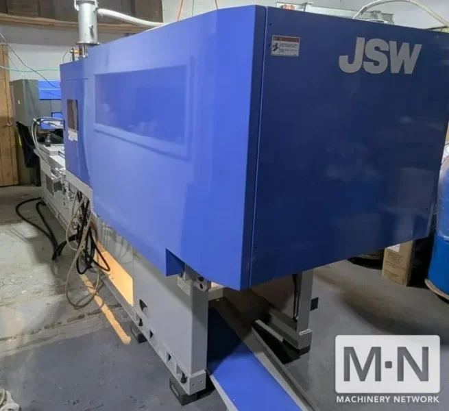 110 TON 4.8 OZ JSW MODEL J1000ADS-110U ELECTRIC INJECTION MOLDING MACHINE MFG 2020 DELIVERED NEW 2022