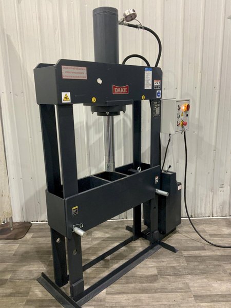 70-TON DAKE PSS 70 HYDRAULIC H-FRAME SHOP PRESS: STOCK #81211