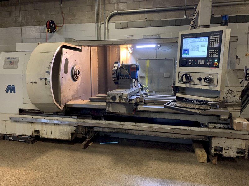 Milltronics ML40 x 80 Flat Bed CNC Lathe / Turning Center S/N 9261