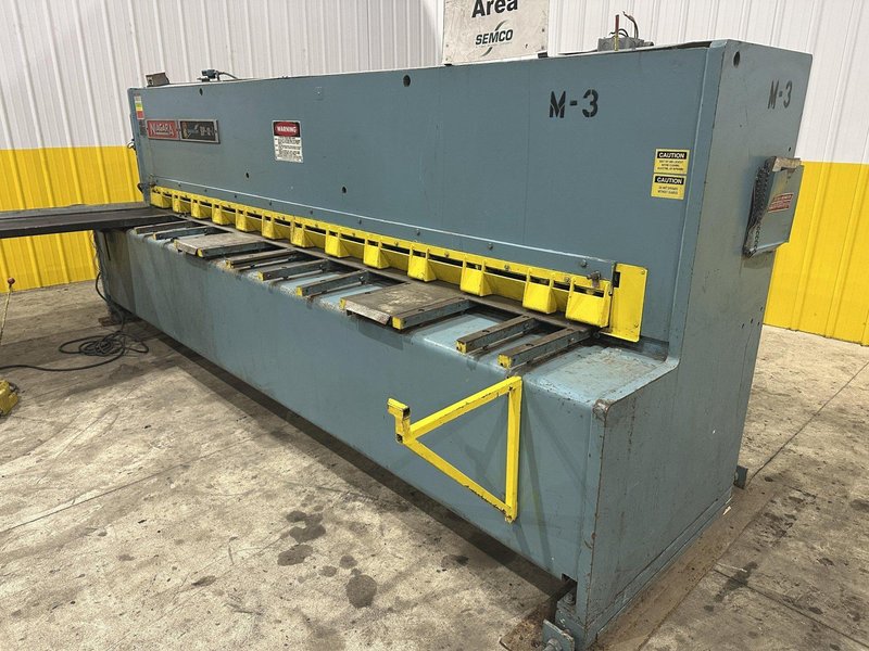 12&#039; X 1/4&quot; NIAGARA MODEL #SP-12-1/4 HYDRAULIC SHEAR: STOCK #22385