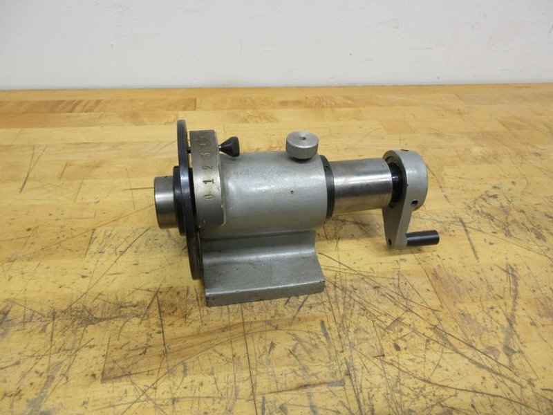 5C Horizontal Spin Collet Indexer, 36 Increment 10 Degrees, Approx 2.75" Center Height, Unknown Brand- Auction Item