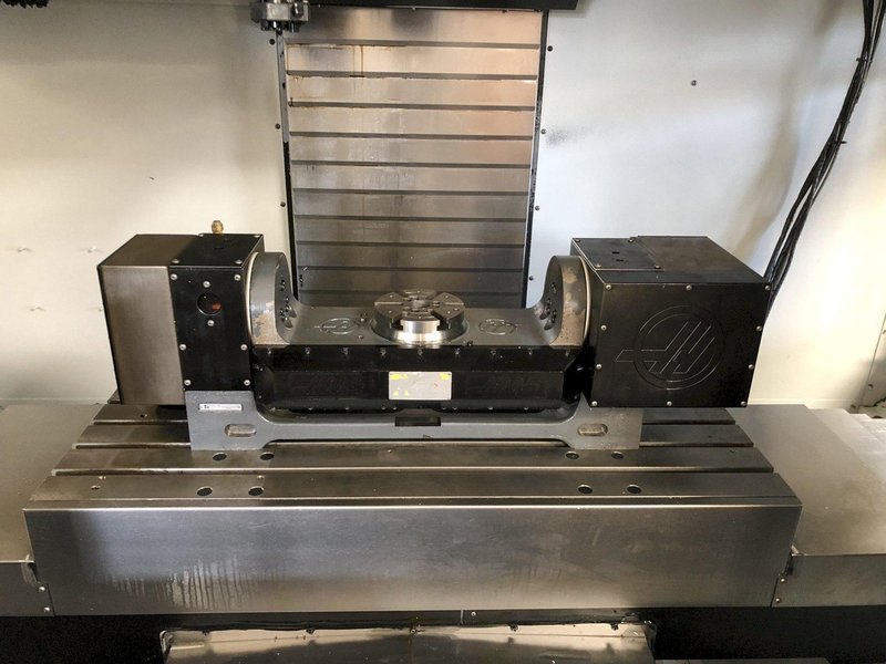 Haas VF-3SS VMC 2014 Haas TR160 5th Axis Rotary Table Coolant Tank, Chip Auger, 5th Axis Rotary Table