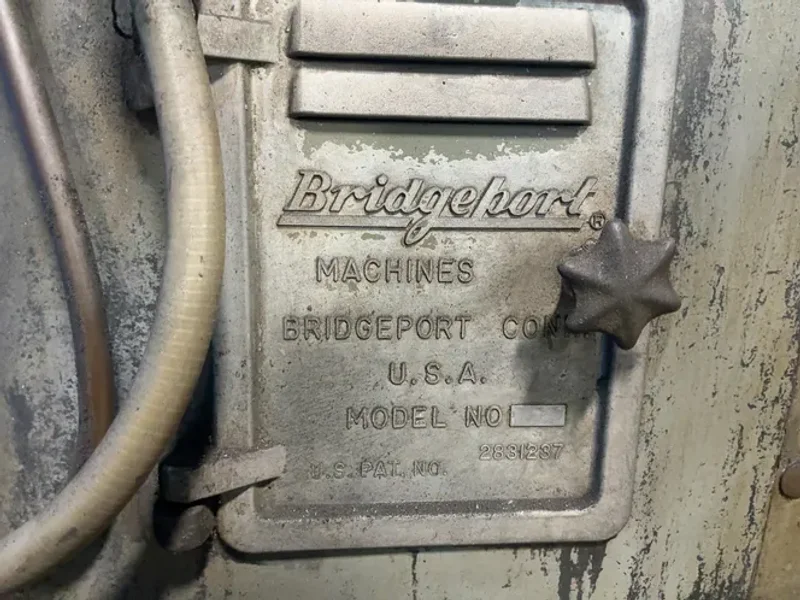 Bridgeport 42” X 9” Vertical Mill
