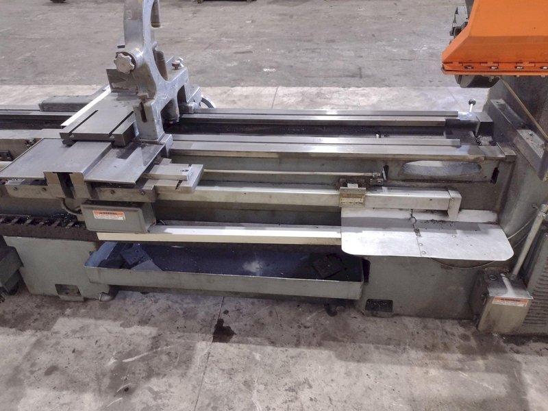 32" X 168" SUMMIT GAP BED ENGINE LATHE. STOCK # 0661425