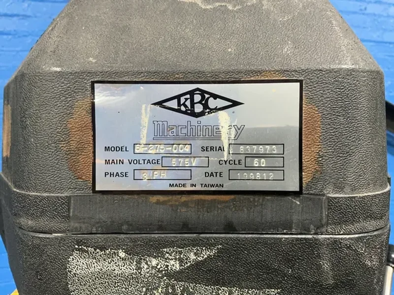KBC MACHINERY 8.25”X28.75” VERTICAL MILL  -  6-275-004