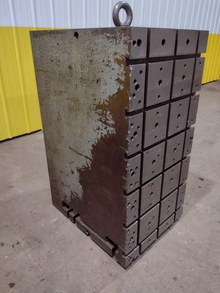 48&quot; X 24&quot; X 30&quot; ANGLE PLATES SET OF (2) T-SLOTTED BLOCKS: STOCK #19048