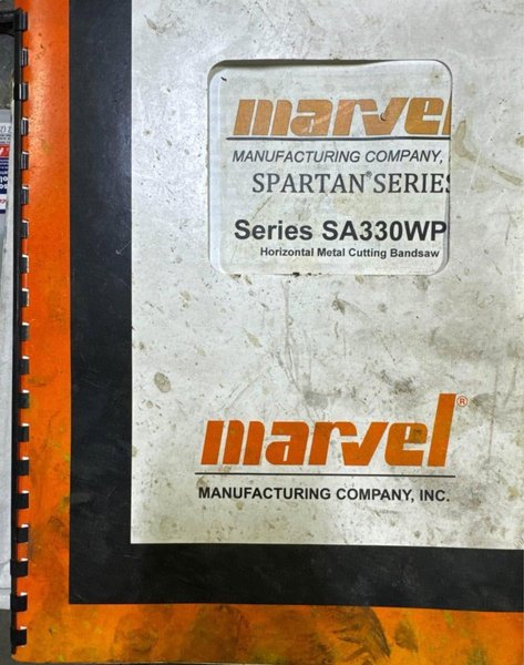 13″ X 16″ Marvel SA330WPC Automatic Horizontal Mitering Bandsaw, 2021
