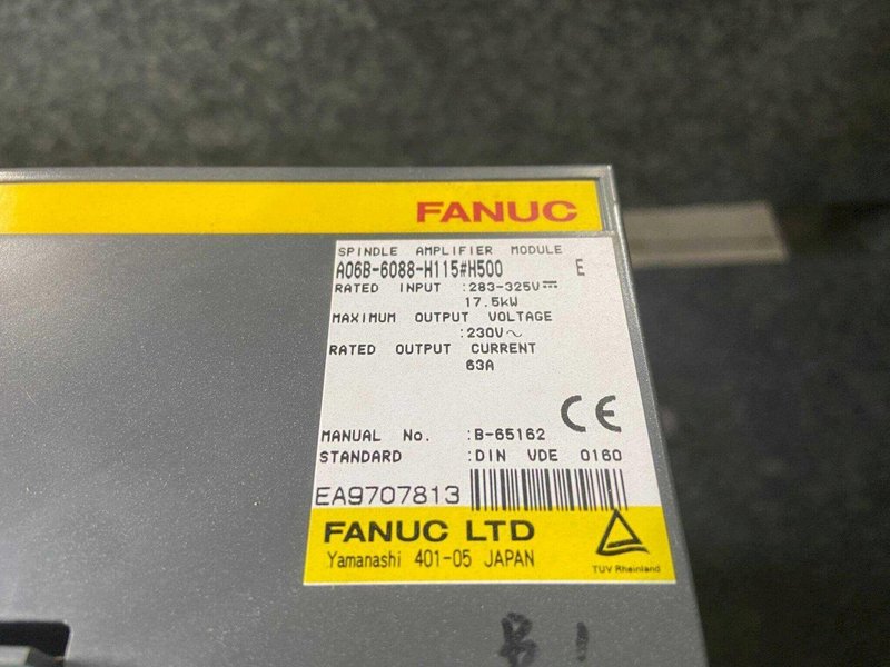 FANUC A06B-6088-H115#H500 Module Series E  Spindle Amp Amplifier