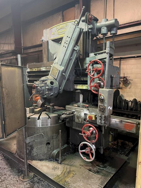42” BULLARD CUTMASTER 4-JAW VERTICAL TURRET LATHE. STOCK # 0737021