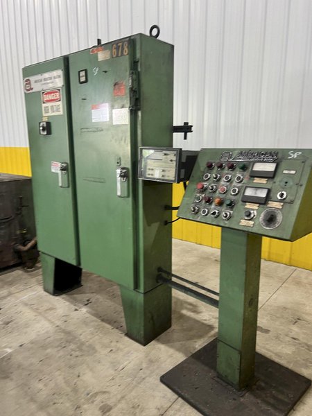 500 kw AMERICAN INDUCTION HEATING 2 COIL BILLIT HEATING SYSTEM, WITH FEEDER &amp; CONTROLS: STOCK #20810: STOCK #20813