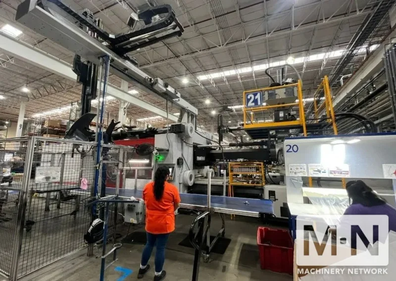 1800 TON 540 0Z CINCINNATI MILACRON MODEL MG1800 INJECTION MOLDING MACHINE MFG 2008