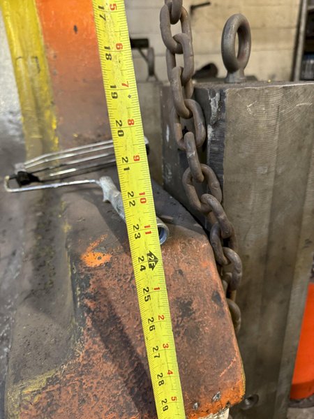 400 TON X 108&quot; CHAMBERSBURGH WHEEL PRESS. STOCK # 0889025