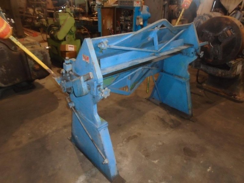 14 Ga x 4 ft., Used Chicago Box &amp; Pan Brake Model BPO 414-6