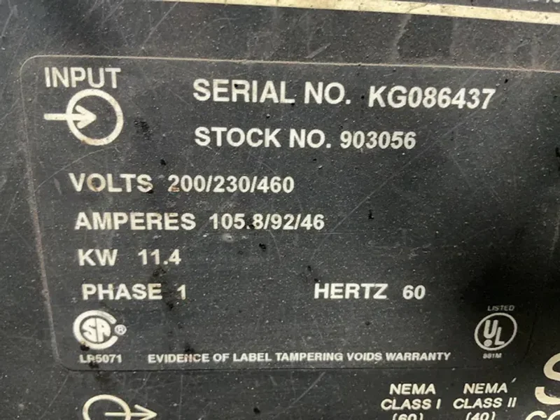 Miller  Welder W/ Cooler - Syncrowave 250