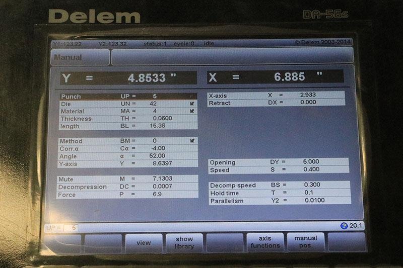 10' x 192 TON DURMA CNC HYDRAULIC PRESS BRAKE MODEL AD-R 30175